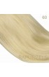 1 Gram 16" Nano Tip Colour #60 Lightest Blonde (25 Strands)